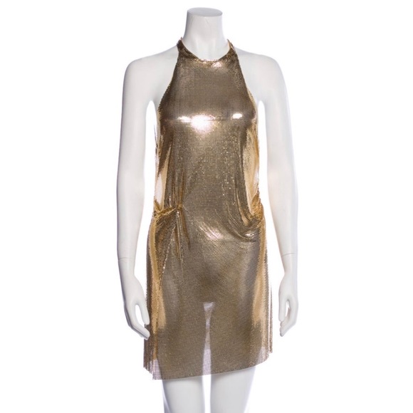 Gold Fannie Schiavoni Alicia dress - Picture 3 of 4